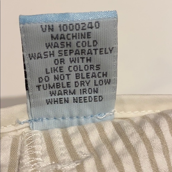 Gene Meyer SZ 8 Striped Flat Front Pants New D10 - Picture 9 of 14